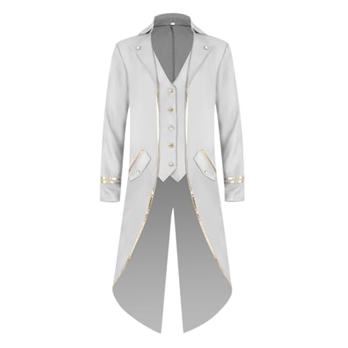 Steampunk Herren Mantel - Gothic Jacke Herren Frack Mittelalter Kleidung Vintage Renaissance Viktorianischen Gehrock Smoking Uniform Mäntel für Männer Halloween Kostüm Cosplay Karneval Party Steampunk Herren Mantel - Gothic Jacke Herren Frack Mittelalter Kleidung Vintage Renaissance Viktorianischen Gehrock Smoking Uniform Mäntel für Männer Halloween Kostüm Cosplay Karneval Party von DeaAmyGline