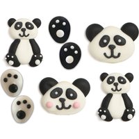 8 Panda Zuckerdekore, ca. 2-4cm von Decora