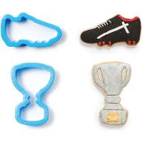 Ausstechformen "Fußballschuh und Pokal" im 2er Set, aus Kunststoff von Decora