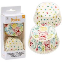 Baby Muffinförmchen, 36 Stück in 2 Designs von Decora