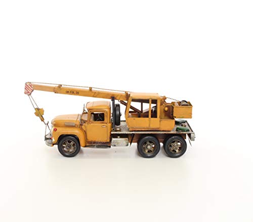 Deko LKW mit Krahn Truck Blech Modell 46,5 cm von Decoratie