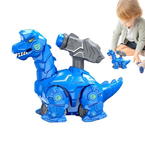 Decorhome Dinosaurier-Autospielzeug,Tier-Autospielzeug - Press and Go Dinosaurier-Kinderfahrzeug - Lernspielzeug ohne Batterie, niedliches Tierspielzeug für praktische Fähigkeiten und Feinmotorik von Decorhome