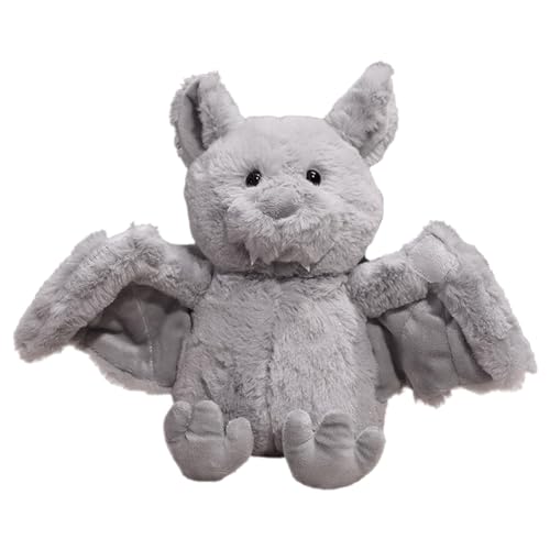 Decorhome Fledermaus-Plüschtier – 24 Cm Süßes Und Weiches Tierkissen | Weiches Plüsch-Halloween-Dekorspielzeug | Realistische Fledermauspuppe | Halloween-Dekoration, Geschenk Für Kinder Und Erwachsene von Decorhome