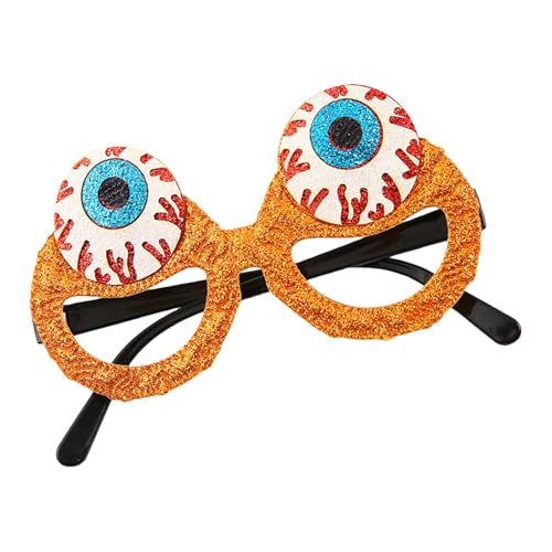 Decorhome Halloween-Augapfel-Brille,Halloween-Brille für Kinder - Glitzer-Augapfel-Brille, lustige Party-Brille,Gruselige Augapfelbrille, Halloween-Cosplay-Zubehör für Kinder, und Mädchen von Decorhome