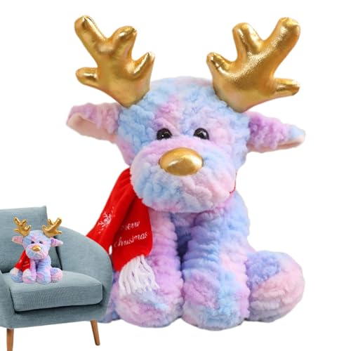 Decorhome Hirsch-Plüschtier, Weihnachts-Rentier- -Plüsch - 11,8 Zoll Weihnachtsspielzeug für zu Hause - Weihnachts-Hirschspielzeug, Elch-Stofftier, Weihnachtsdekoration für Zuhause, für Kinder und von Decorhome