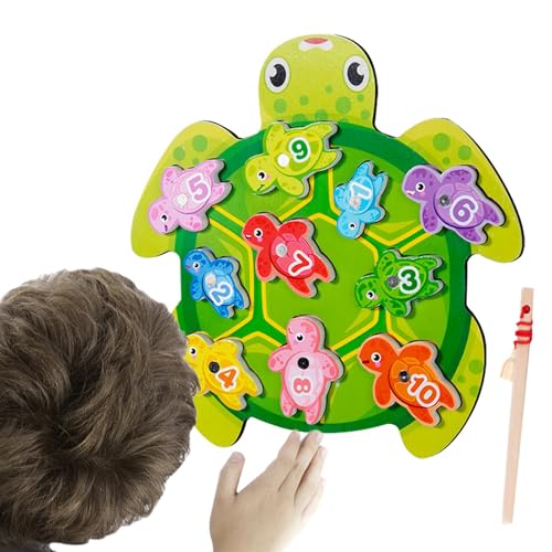 Decorhome Magnetisches Angelspielzeug – Pädagogisches Sensorisches Angelspiel In Schildkrötenform | Interaktives Lernspielzeug Für Kinder Im Alter Von 3–5 Jahren | Vorschulpädagogisches Spielzeug Zur von Decorhome