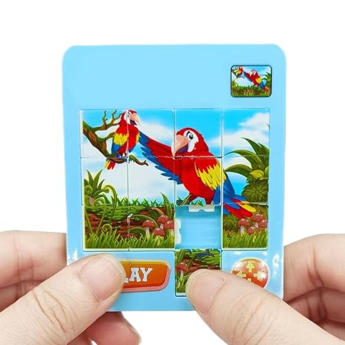 Decorhome Miniatur-Flipper – Cartoon-Tier-Design | Doppelseitiges Tragbares Puzzlespiel Für Kinder | Lustiges Balancieren Von Murmeln Und Bewegliches Puzzle | Fesselndes Lernspielzeug Für Und M von Decorhome