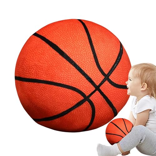 Decorhome Plüsch-Basketballspielzeug,Plüsch-Basketballkissen,Weiches Stofftier Plüschtier - Kreatives Wurfkissen, niedliches Ball-Plüschtier, Flexibles Spielzeug für Sofa, Bett, Couch, Auto von Decorhome