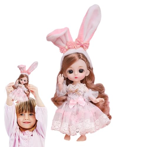 Decorhome Prinzessinnenpuppen – 16 cm Kleine Süße BJD-Puppen Mit Modischem Kleidungsanzug | Entzückende BJD Puppe Prinzessin Anime Giftt Mädchen | Kleine Prinzessin von Decorhome