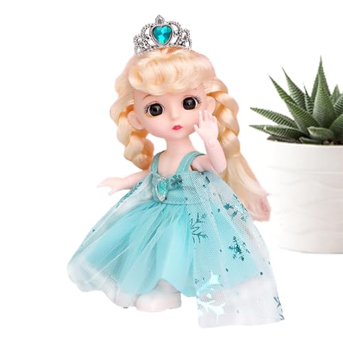 Decorhome Prinzessinnenpuppen – 16 cm Kleine Süße BJD-Puppen Mit Modischem Kleidungsanzug | Entzückende BJD Puppe Prinzessin Anime Giftt Mädchen | Kleine Prinzessin von Decorhome