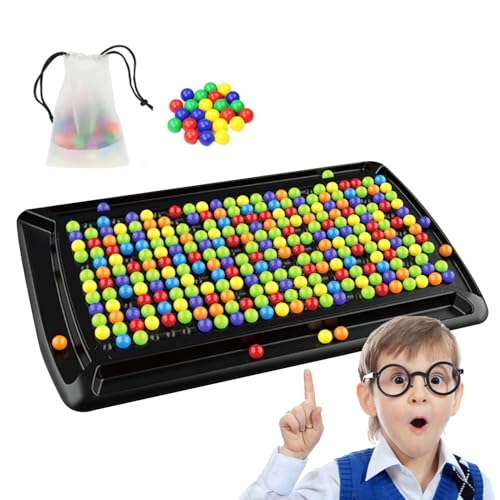 Decorhome Regenbogen-Ausscheidungsspiel – 288-teiliges Buntes Desktop-Ball-Matching-Spiel | Feinmotorik-Lernstrategie-Logikspiel Für Kinder Und Erwachsene | Lustige Interaktive Eltern-Kind-Aktivität | von Decorhome