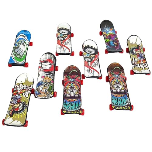 Decorhome Spielzeug-Skateboard-Finger | Schicke Finger-Skateboards für Kinder | Skateboard Starter Kit Fingersport Party Favors Neuheit Spielzeug Geschenk für Kinder Fingerspielzeug Set von Decorhome