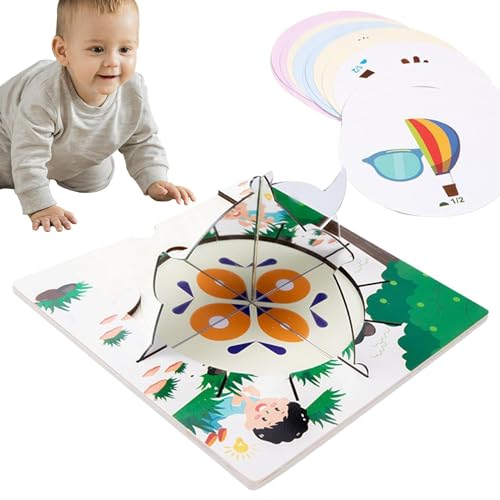 Decorhome -Spielzeug für Kleinkinder, axialsymmetrisches Spielzeug | Intelligentes und interaktives Kaleidoskop-Spielzeug zum Lernen - Lernspielzeug trainiert logisches Denken für Kinder Mädchen 3 4 5 von Decorhome