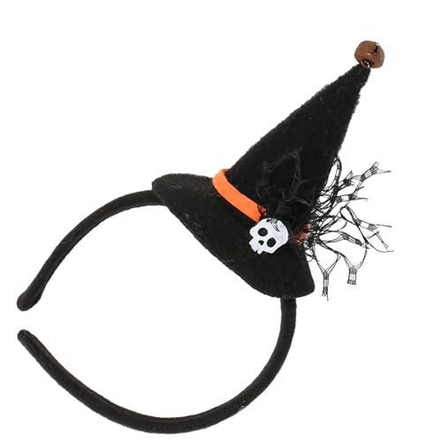 Decorhome Spinnennetz-Stirnband, Halloween-Kostüm-Kopfbedeckung | Hexenhut Damen Stirnband,Festliches -Kopfband, stilvoller Haarreifen für Bühnenshow, Foto-Requisiten, Partys von Decorhome