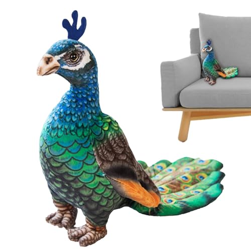 Decorhome Vogel-Stofftier, Vogel-Plüschtiere - Realistische Tierpuppe | Weiches Stofftier für und Mädchen, süßes weiches Vogel-Plüschpuppenspielzeug für das Schlafzimmer von Decorhome