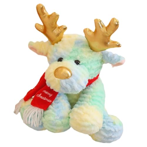 Decorhome Weihnachts-Rentier-Plüschkissen, Hirsch-Plüschtier - Tiere Plüschtier für Kinder 11,8 Zoll - Weihnachts-Hirschspielzeug, Elch-Stofftier, Weihnachtsdekoration für Zuhause, für Kinder und von Decorhome