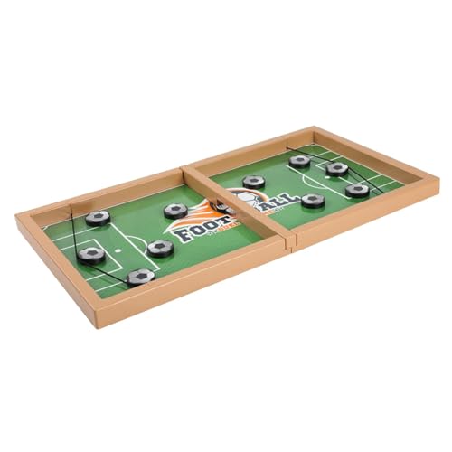 Sling-Puck-Spiel – Hockey-Brettspiel Aus Holz Sling Puck | Tragbares Tischhockeyspiel | Tabletop Fast Slingshot Games Spielzeug | Desktop-Sportbrettspiel | Basketball-Sling-Brettspiel Für Kinder Und E von Decorhome