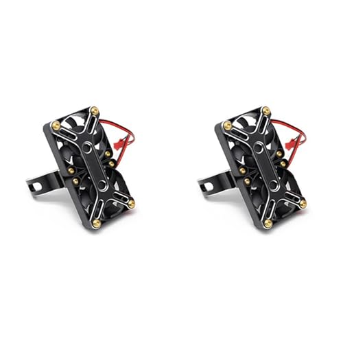 Decqerbe 2X 4985 1717 Bürstenlos Motor Kühlung Lüfter Kühlung Kühlkörper für 1/5 6S 8S Arrma Rc Auto,1 von Decqerbe