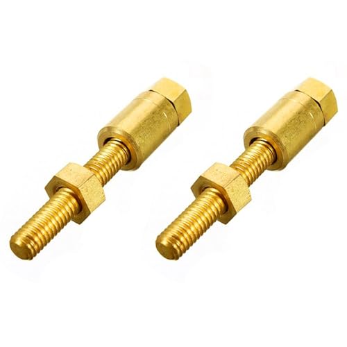 Decqerbe 2X Mutter Bolt Screw Primer Flache Zaubertricks Mini Psychic Super Ultimate Swivel Rotary von Decqerbe