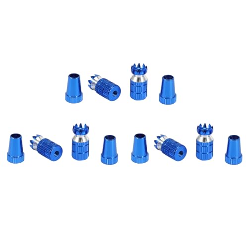 Decqerbe 3X Aluminium RC Sender Stick Ends Controller Daumen Rocker M3 Gewinde für TX Futaba / / für DX6I DX7S DX8 DX9 Taranis, Blau von Decqerbe