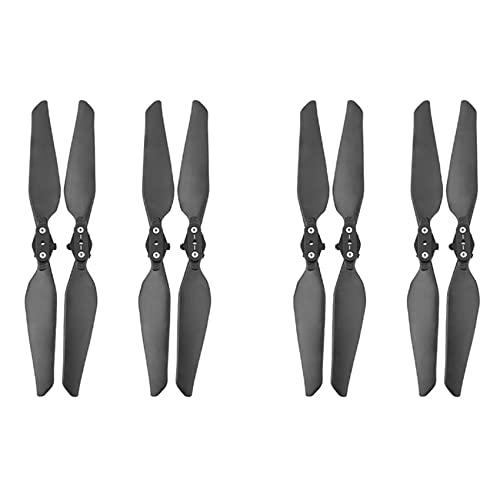 Decqerbe 4 Paare Schnellspanner Faltbarer Propeller für X8 SE 2022 & 2020 Kamera Drohne Propeller RC Quadcopter Teile,Schwarz von Decqerbe