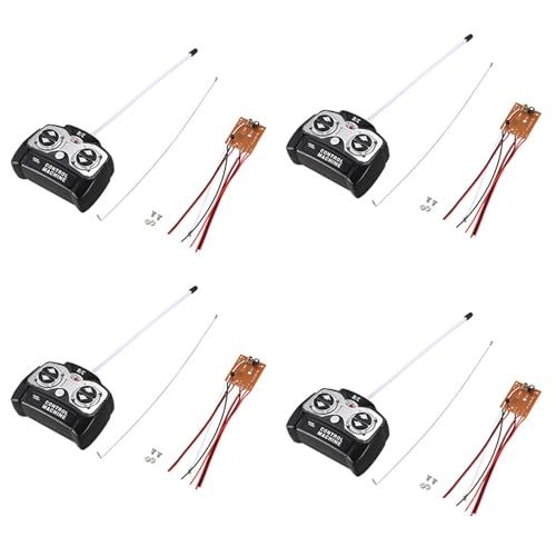 Decqerbe 4X 5Ch 27 MHz Fernbedienung Einheit Empfänger Platine + Fernbedienung für Rc Tank Auto Spielzeug Radio System von Decqerbe