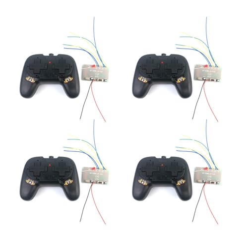 Decqerbe 4X 8CH 2,4G Drahtlose RC Spielzeug Modul Fern Bedienung EmpfäNger Sender 4-6 V 50 Mt Kit Fern Bedienung Teile von Decqerbe