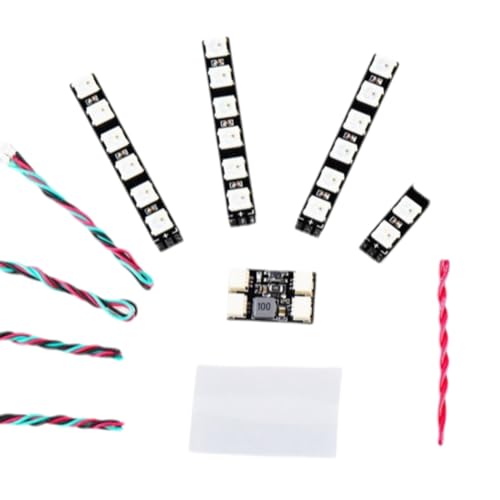 Decqerbe WS2812 Vollfarb-LED-Steuermodul Mehrzweck-Nachtlicht 30 DIY-LED-Licht-Set für FPV-RC-Drohne von Decqerbe