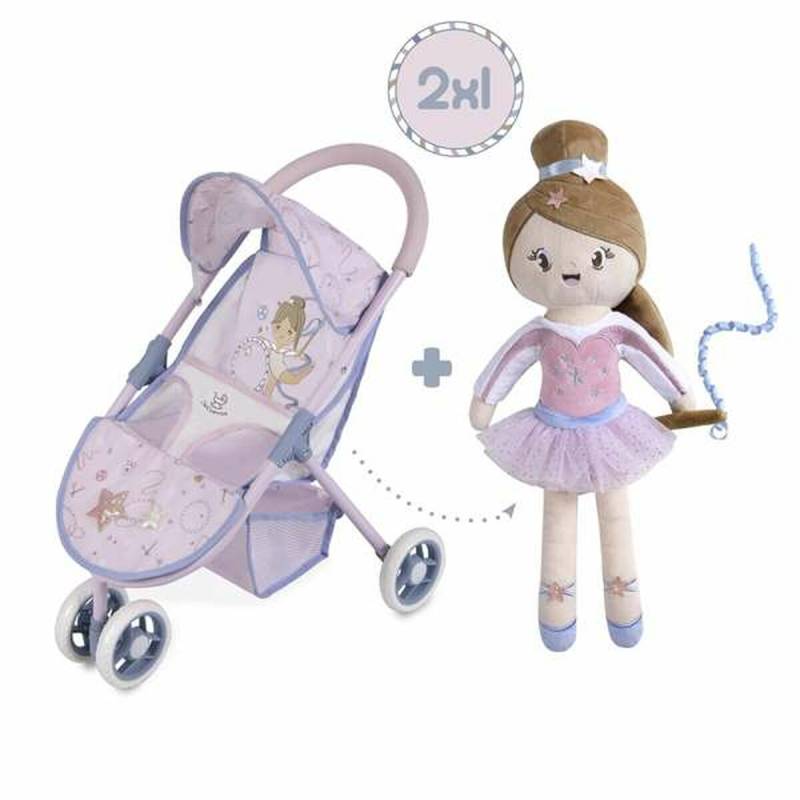 Doll Stroller Decuevas Gala 33 x 48 x 55 cm Lilac 50 cm von Decuevas