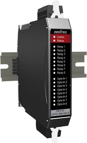 Deditec NET-DEV-OPT-IN8-REL8 NET-DEV-OPT-IN8-REL8 I/O-Modul Anzahl digitale Ausgänge: 8 Anzahl digi von Deditec