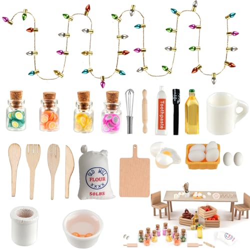 Wichtel Zubehör Weihnachten, 27 Stück Miniatur Wichtel Zubehör Backen Set Wichtel Set Puppenhaus Zubehör Weihnachtswichtel Zubehör Wichtel Backset Wichtel Lichterkette Wichtelzubehör Wichtel Zubehör Weihnachten, 27 Stück Miniatur Wichtel Zubehör Backen Set Wichtel Set Puppenhaus Zubehör Weihnachtswichtel Zubehör Wichtel Backset Wichtel Lichterkette Wichtelzubehör von Deepton