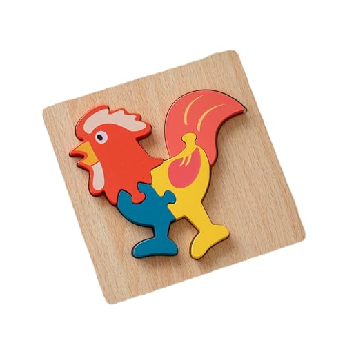 Holzpuzzles Für Kleinkinder | 3D-Puzzles Aus Holz Für Kinder | Kleinkind-Puzzles Im Alter, Spielzeug Für 1 2 3 Jahre Alte Mädchen, Kinder, Puzzle, Lernen, Pädagogisch, Weihnachten, von Deewar