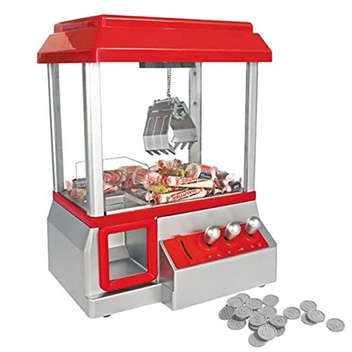 Minii Claw Machine - Toy Claw Machine | Elektronische Arcade Claw Machine 24 Coin Operated Candy Doll Machine Arcade Claw Game Machine Minii Candy Vending Machine für Mädchen von Deewar