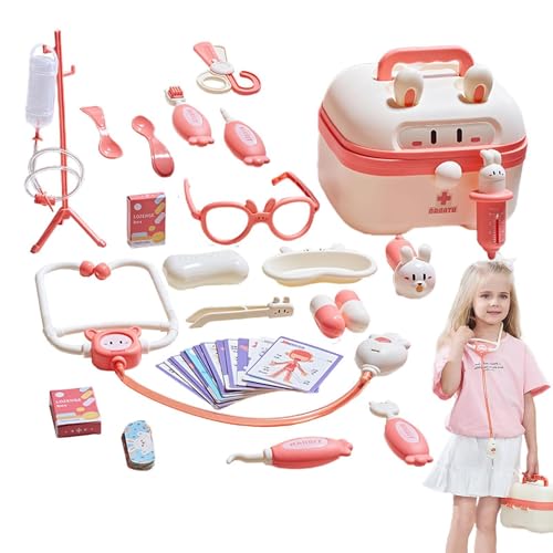 Play Doctor Set – ABS Pretend Play Doctor Set | Farbenfrohes Arztset für Kinder, medizinisches Spielzeugset zur Hand-Auge-Koordination, hochwertiges Arzt-Rollenspielset, Kinderarztset für Kinder von Deewar