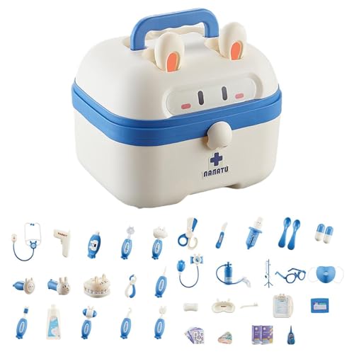 Play Doctor Set – ABS Pretend Play Doctor Set | Farbenfrohes Arztset für Kinder, medizinisches Spielzeugset zur Hand-Auge-Koordination, hochwertiges Arzt-Rollenspielset, Kinderarztset für Kinder von Deewar