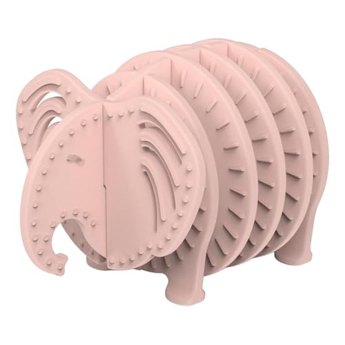 Silikon-Tierpuzzle, Elefantenpuzzle für Kinder - 3D-Elefant-Puzzlespielzeug, ineinandergreifendes Silikonpuzzle | Pädagogische Tierpuzzles, unterhaltsame Lernhilfen für die Feinmotorik, Kinder, und Mä von Deewar