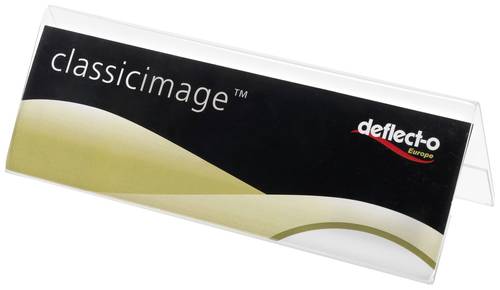 Deflecto 778901 Tisch-Namensschild Classic Image® (L x B x H) 30 x 150 x 55mm 1St. von Deflecto