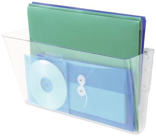 Deflecto DocuPocket 73101 Wand-Prospekthalter Transparent DIN A4 quer 1 St. (B x H x T) 331 x 190 x von Deflecto