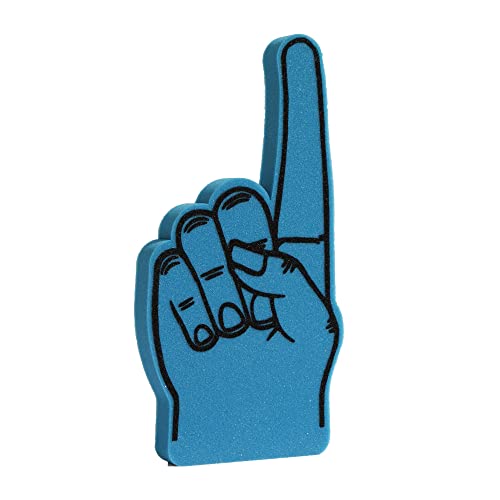 Deggelbam XXXL Winkehand Jumbo Finger/Football/Stadion Atraktion/Schaumstoff Finger (Made in Germany!) (Blau) von Deggelbam