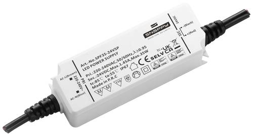 Dehner Elektronik SPF 35-12VSP LED-Trafo, LED-Treiber Konstantspannung 35W 2.9A 12V Möbelzulassung, von Dehner Elektronik