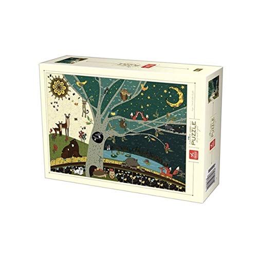 Deico Games 5947502876403 Puzzle 1000 pcs Nature Day and Night, Multicolor von Deico Games