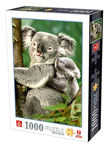 Deico Games 5947502876816 Puzzle 1000 pcs Animals Koalas, Multicolor von D-Toys