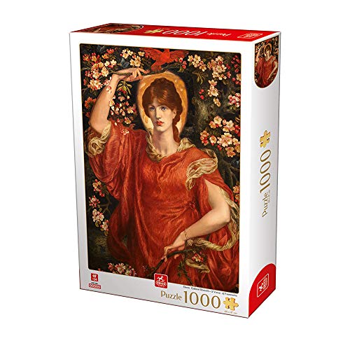 Deico Games 5947502876700 Art Puzzle 1000 Dante Gabriel Rosetti A Vision of Fiammetta, Multicolor von Deico Games