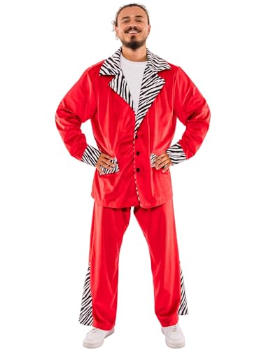Deiters Anzug Zebra Animal print Herren rot S/M Deiters Anzug Zebra Animal print Herren rot S/M von Deiters