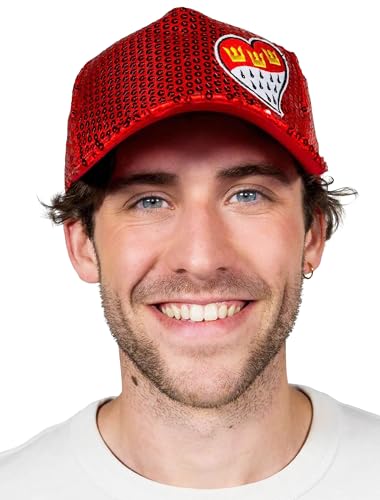 Deiters Baseball Cap Köln mit Pailletten rot one Size von Deiters