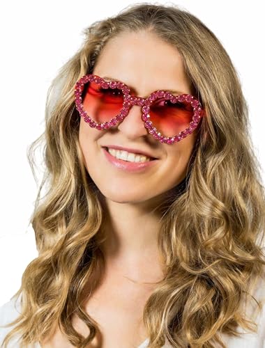 Deiters Brille Herz mit Strass pink von Deiters