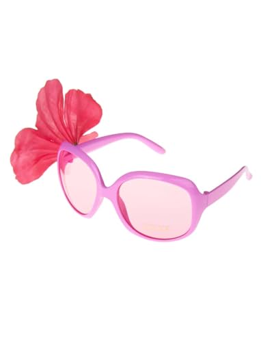 Deiters Brille mit Hawaii-Blüte pink von Deiters