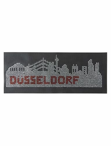 Deiters Bügelbild Düsseldorf Skyline aus Strass von Deiters