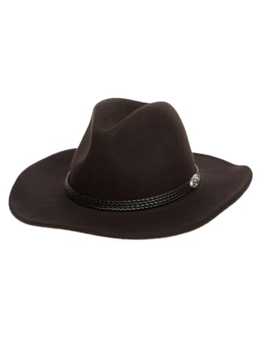 Deiters Cowboyhut Wollfilz schwarz 61 von Deiters