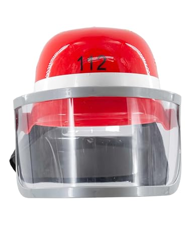 Deiters Feuerwehrhelm mit Visier Kinder rot one size von Deiters